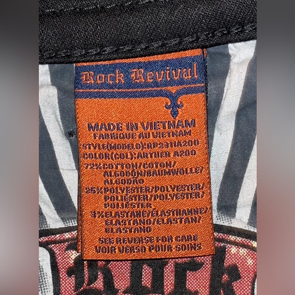 Rock Revival Mens Arther Alternative Straight Jeans RP2311A200 - Picture 10 of 11